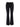 FLARED TROUSERS BLACK VELVET FLORAL FLARED FIT FOR A FLATTERING SILHOUETTE
