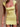 Yellow Vintage Square Neck Bodycon Mini Dress