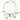 FLORAL BEADED NECKLACE JEWELRY ACCESSORY FOR WOMEN