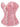 FLORAL CORSET PINK LACE TRIM DISTINCTIVE STYLE