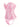 FLORAL CORSET SET PINK POLYESTER FABRIC TEXTURE
