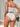 FLORAL LINGERIE SET RANDOM PRINT KNIT FABRIC