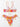 FLORAL PRINT TWO-PIECE SWIMSUIT - FLORAL PRINT CUTE BIKINI