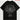 FLORAL STAR BLACK CREW NECK T-SHIRT KNIT FABRIC
