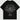 FLORAL STAR BLACK CREW NECK T-SHIRT KNIT FABRIC