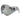 FUTURISTIC SILVER VISOR SUNGLASSES ACCESSORY FOR MODERN FASHION