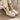 FUZZY BROWN MARY JANE SHOES FOR WOMEN