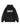 GEOMETRIC PRINT HOODED TOP COTTON BLEND