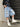 GEOMETRIC WIDE LEG DENIM JEANS SPRING SUMMER