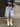 GEOMETRIC WIDE LEG DENIM JEANS SPRING SUMMER