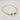 GOLD CHAIN AND PEARL NECKLACE WITH COLORFUL CHARMS FRESHWATER PEARL - Blue - Sweetheart Supplies