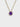 GOLD CHAIN NECKLACE WITH RED GEMSTONE PENDANT - ELEGANT JEWELRY ACCESSORY