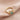 GOLD CRAB RING WITH BLUE STONE ELEGANT ADJUSTABLE MINI
