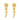 GOLD FLORAL DROP EARRINGS PAIR FOR WOMEN