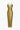 GOLD FRINGE EVENING GOWN WITH SLIT MIDI STYLE