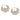 GOLD HOOP EARRINGS SINGLE RHINESTONE HOOPS ZINC ALLOY