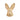 GOLDEN RABBIT HEAD WALL DECOR SCULPTURE