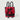 GOTHIC BACKPACK BOW STUD LARGE RED AND BLACK