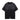GOTHIC BLACK T-SHIRT WITH RETRO GRADIENT LETTER PRINTED DESIGN