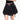 GOTHIC MINI SKIRT BLACK EYELET BELT LAYERED MINI
