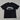 GRAPHIC BLACK T-SHIRT MEDIUM STRETCH KNIT FABRIC WEAVING