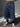 GRAPHIC POCKET DENIM CULOTTES WASHED FINISH CLASSIC APPEAL