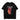 GRAPHIC PRINT BLACK T-SHIRT WITH HEAD PRINT FOR HIP HOP STYLE