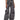 GRAY ACID-WASH CARGO JEANS FOR VERSATILE STYLING