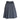GRAY ADELE MIDI PLEATED SKIRT