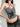 GRAY ADJUSTABLE HALTER TOP WITH BLACK STAR PATTERN Y2K STYLE