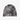 GRAY AND BLACK TIE-DYE FAUX FUR PULLOVER OVERSIZED DROPPED SHOULDER