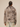 GRAY AND BLACK TIE-DYE FAUX FUR PULLOVER OVERSIZED DROPPED SHOULDER