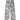GRAY AND WHITE CAMOUFLAGE CARGO PANTS WIDE LEG LONG PANTS