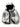 GRAY AND WHITE PUFFER JACKET CASUAL WINTER COAT