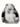 GRAY AND WHITE PUFFER JACKET CASUAL WINTER COAT