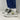 GRAY AND WHITE STAR-THEMED SNEAKERS WITH CLEAR STAR DETAILS