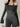 GRAY ASYMMETRICAL KNIT TOP HALTER SWEATER ELEGANT SLIM FIT