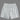 GRAY ATHLETIC SHORTS WHITE TRIM GEOMETRIC KNIT