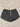 GRAY ATHLETIC SHORTS WITH CREAM WAISTBAND CLASSIC FIT CASUAL