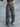 GRAY CARGO PANTS WITH DRAWSTRING - PUNK CARGO PANTS