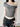GRAY COLOR BLOCK OFF SHOULDER TOP