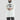 GRAY CYBER CELEBRITY T-SHIRT BLURRED GRAPHIC