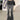 GRAY DENIM BELL-BOTTOM JEANS WITH LOW WAIST AND Y2K WASHED STRETCH