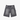 GRAY DENIM CARPENTER SHORTS IN WASHED COTTON DENIM