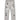GRAY DISTRESSED JEANS WITH CROSS DESIGNS MID WAIST COTTON BLEND STRAIGHT LEG