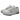 GRAY DISTRESSED LOW-TOP SNEAKERS WATERPROOF CANVAS SHOES