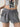GRAY DRAWSTRING SHORTS FOR CASUAL STREET STYLE
