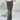 GRAY FLARED LEGGINGS SLIM FIT CASUAL STREET DESIGN
