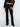 GRAY FLARED LEGGINGS SLIM FIT CASUAL STREET LOOK