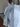 GRAY FLARED TROUSERS WITH ELEGANT BUTTERFLY EMBROIDERY